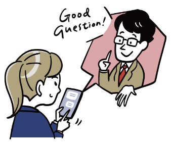 マンツーマンで気軽に相談できるサポート体制